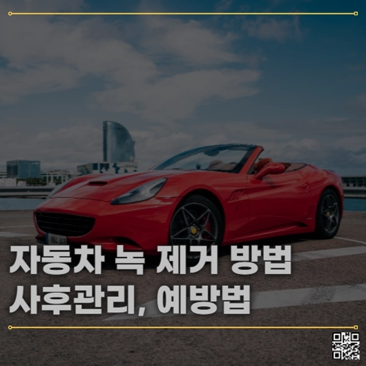 자동차 녹 제거 방법부터 예방까지, 녹제거제 비교