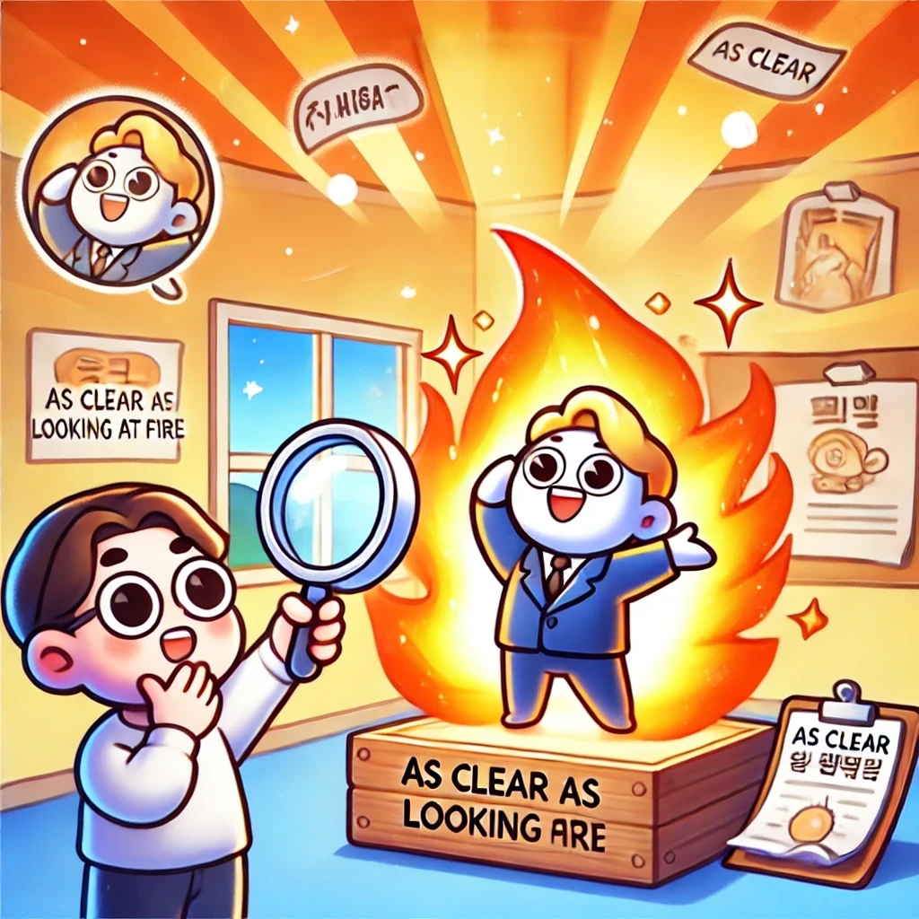 명약관화 불을 보는 듯이 명백하다 - 요약