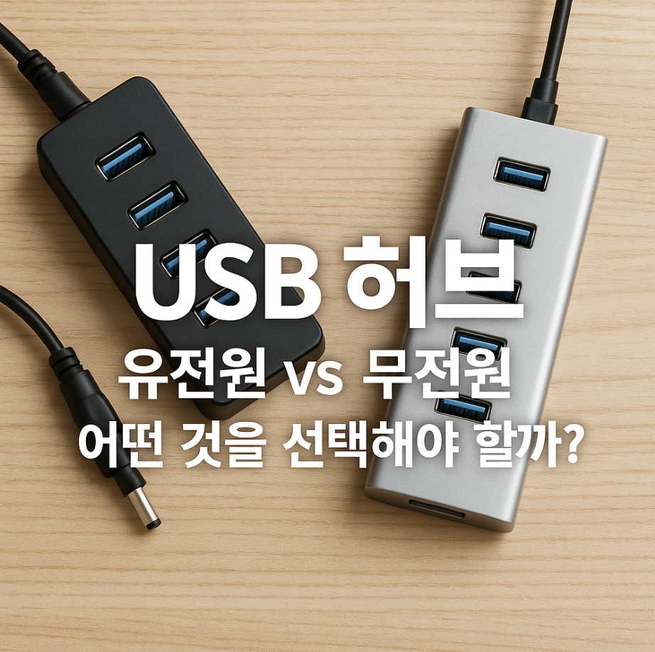 USB 허브, 유전원 vs 무전원 어떤 것을 선택해야 할까?