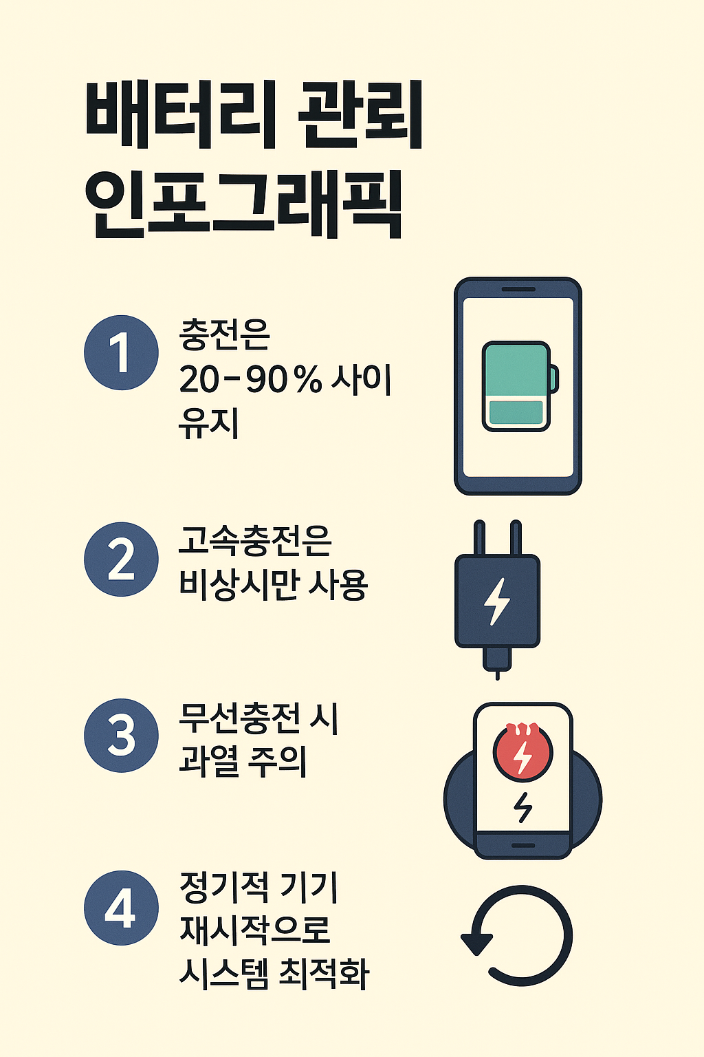 수명을 단축시키는 3가지 잘못된 충전 습관