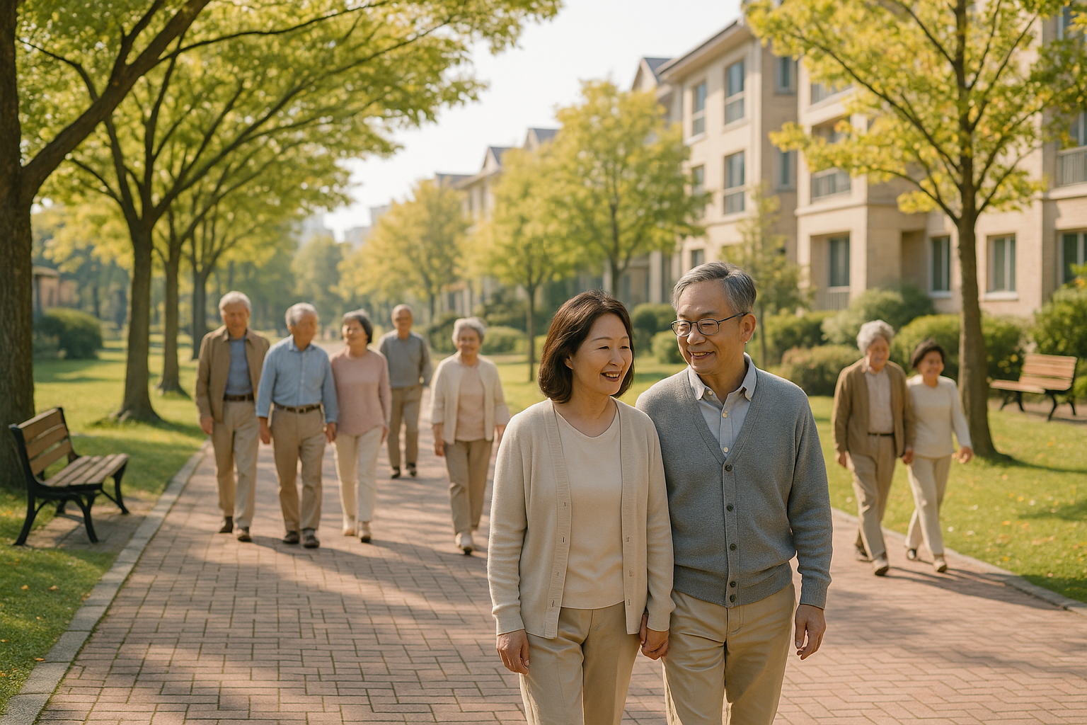 실버타운 커플들의 라이프스타일 변화