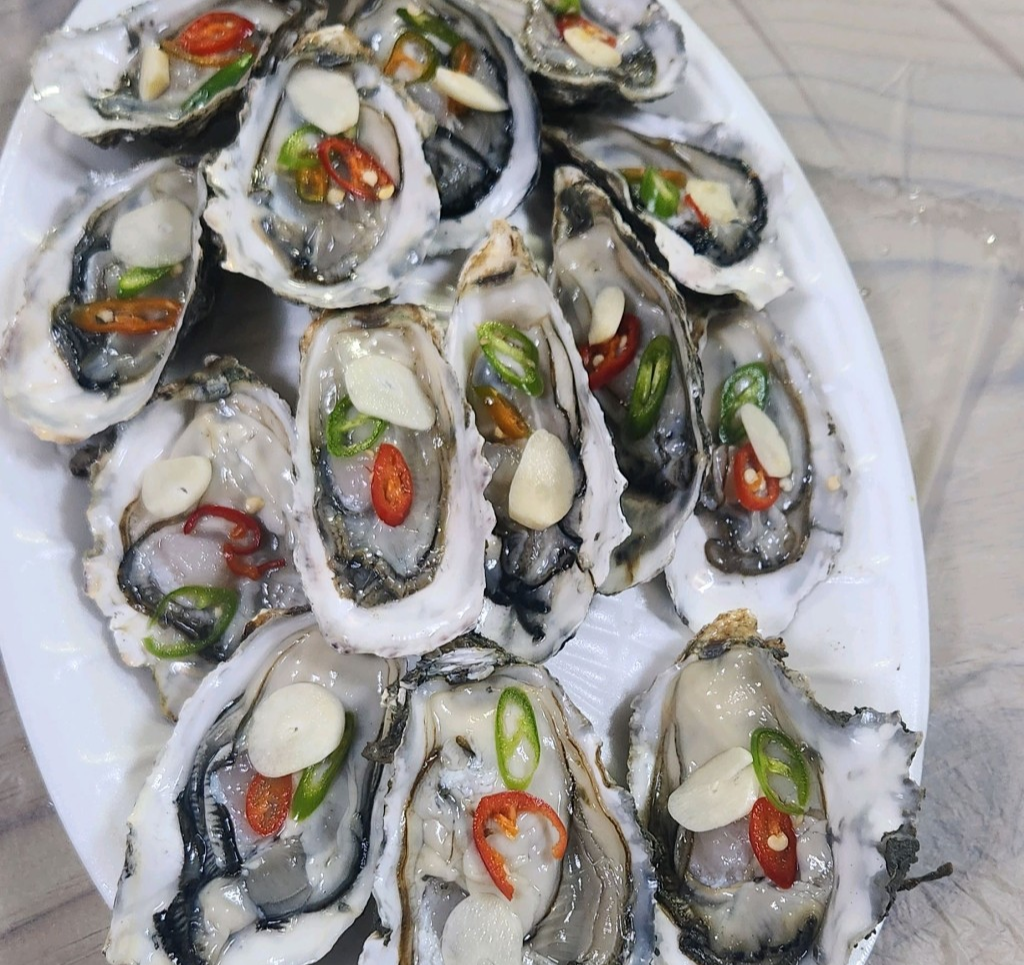 부안시장 돼지갈비 꽃게 갑오징어 구매