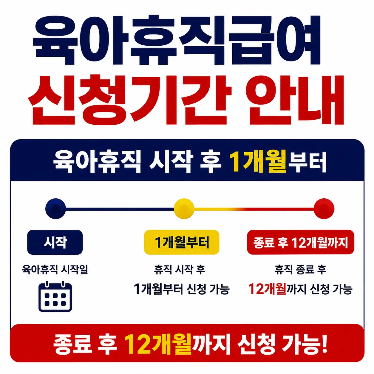 육아휴직 급여 신청
