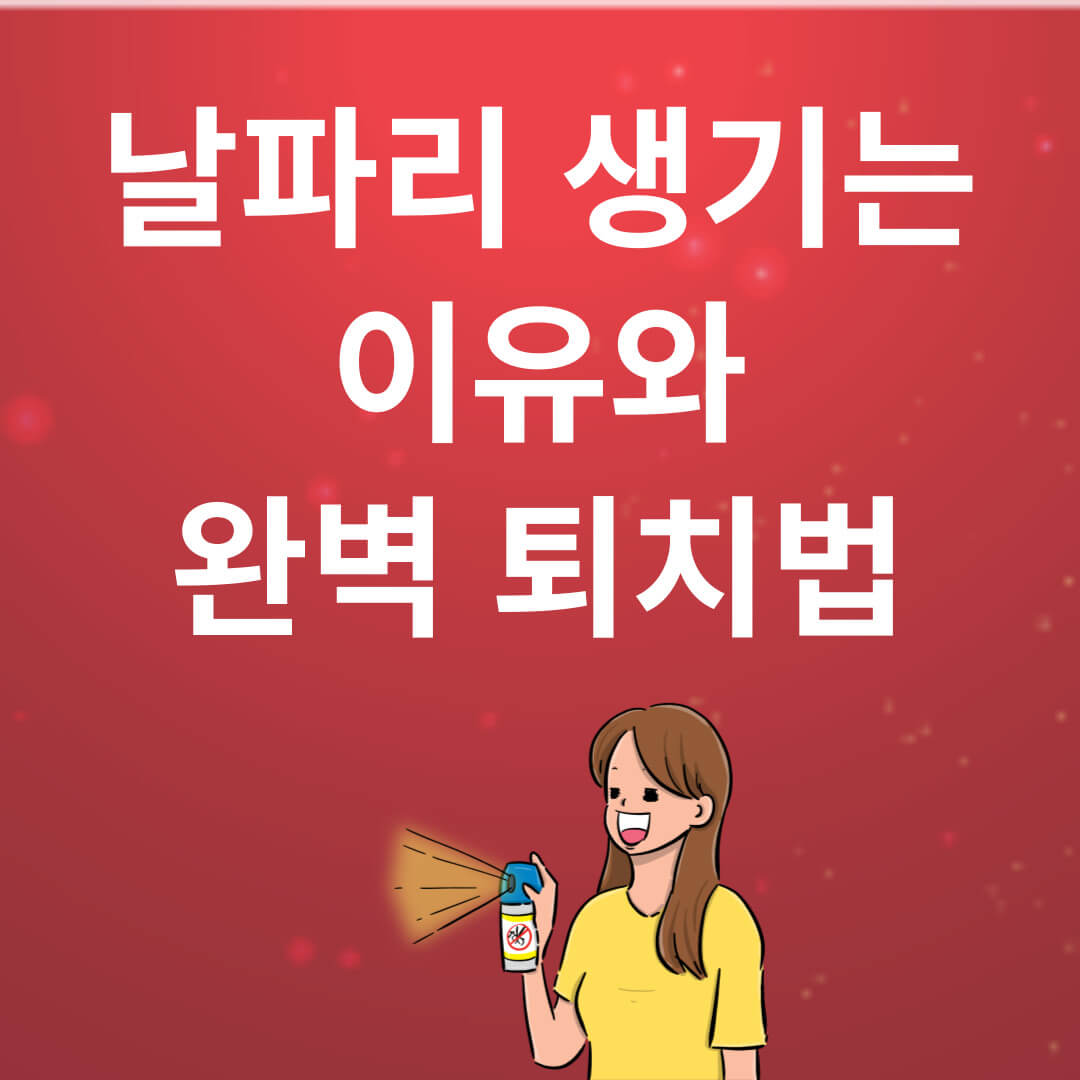 날파리가 생기는 이유와 퇴치법