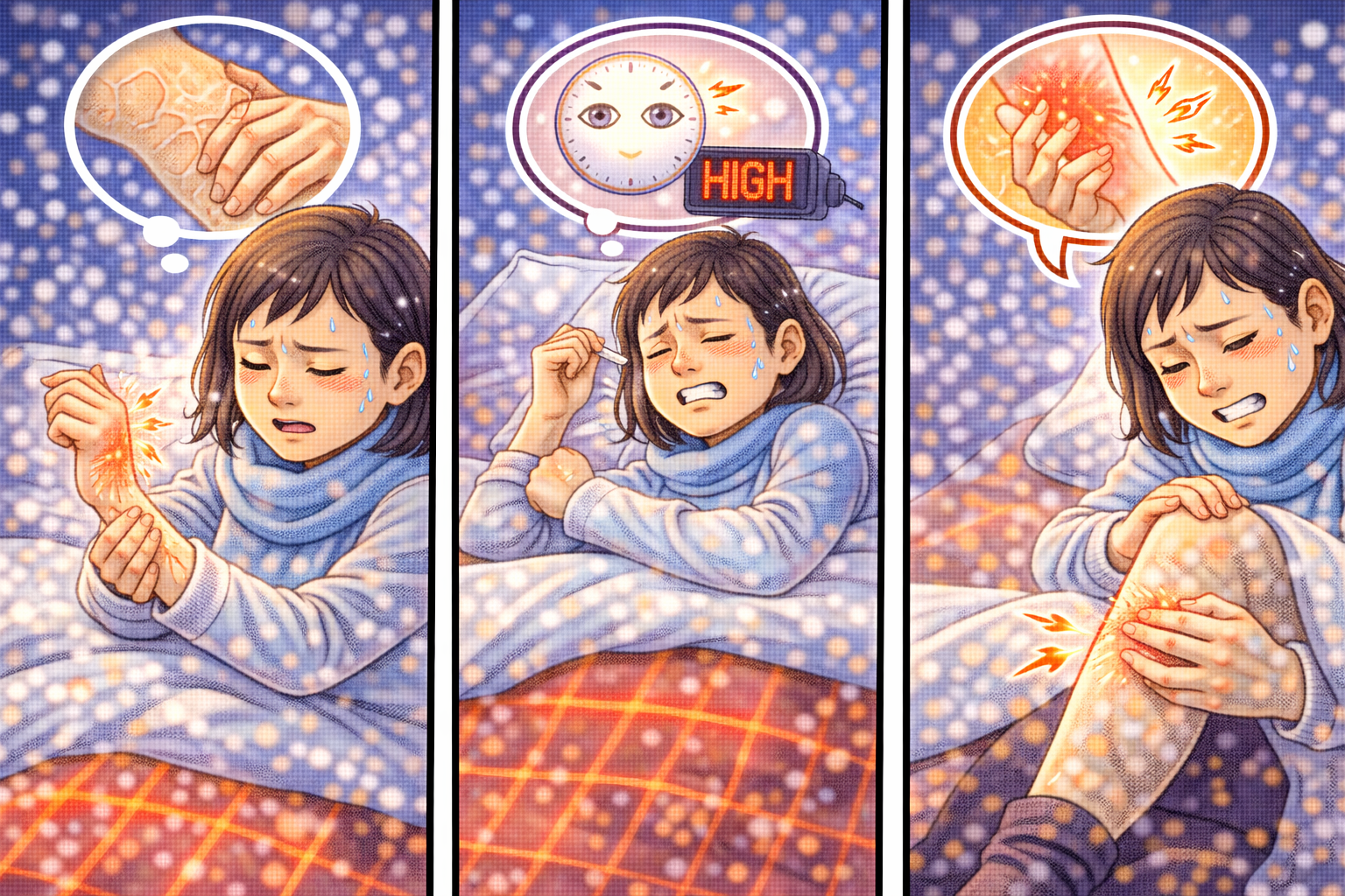 겨울철 전기장판 사용법(피부건조,수면질,가려움)관련 사진