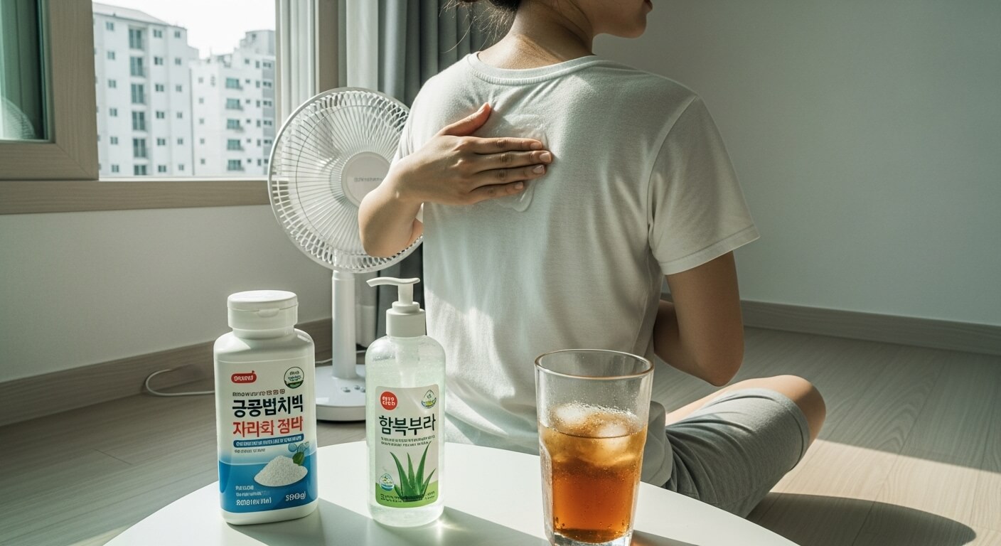 땀띠 가라앉히는 방법