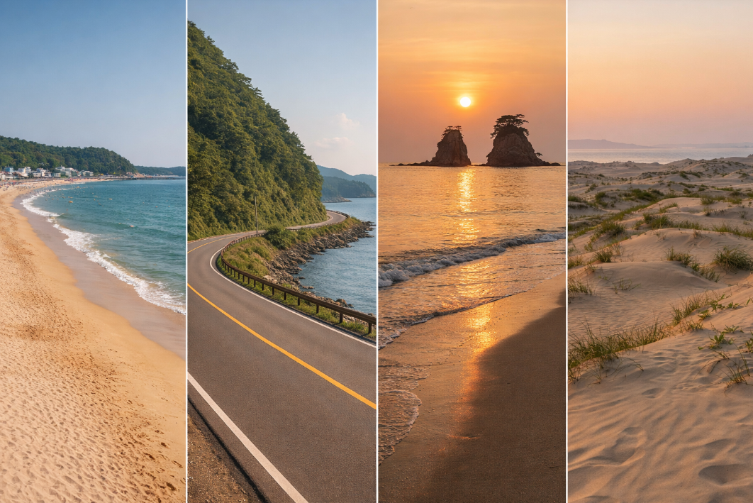 서해안 여행의 풍경 변화