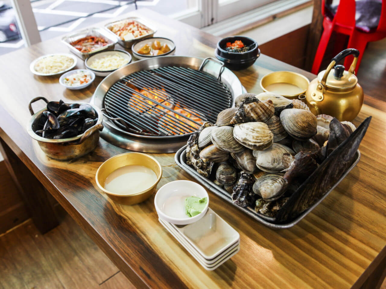 생방송오늘저녁 조개구이 오이도 맛집
