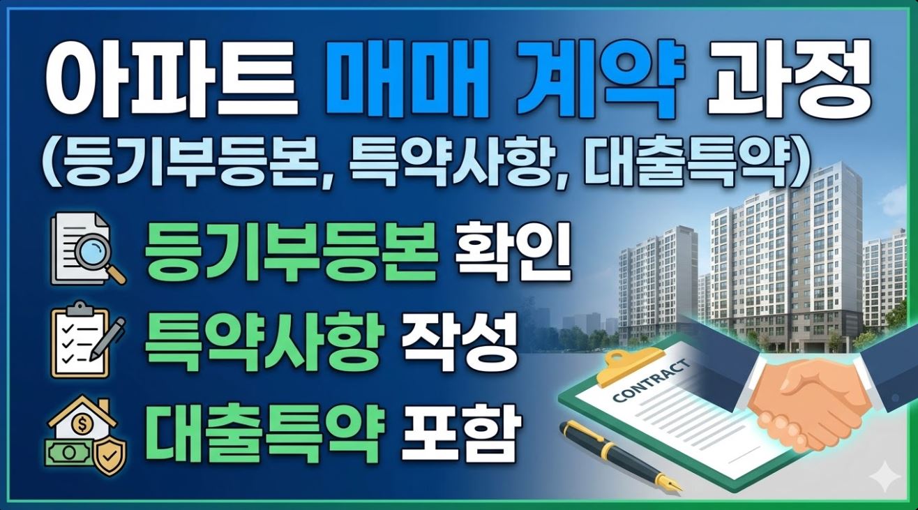 아파트 매매 계약 과정 포스팅 썸네일 사진