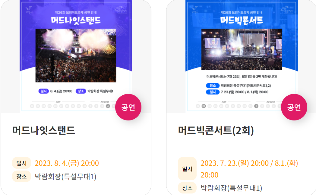 보령 머드 축제