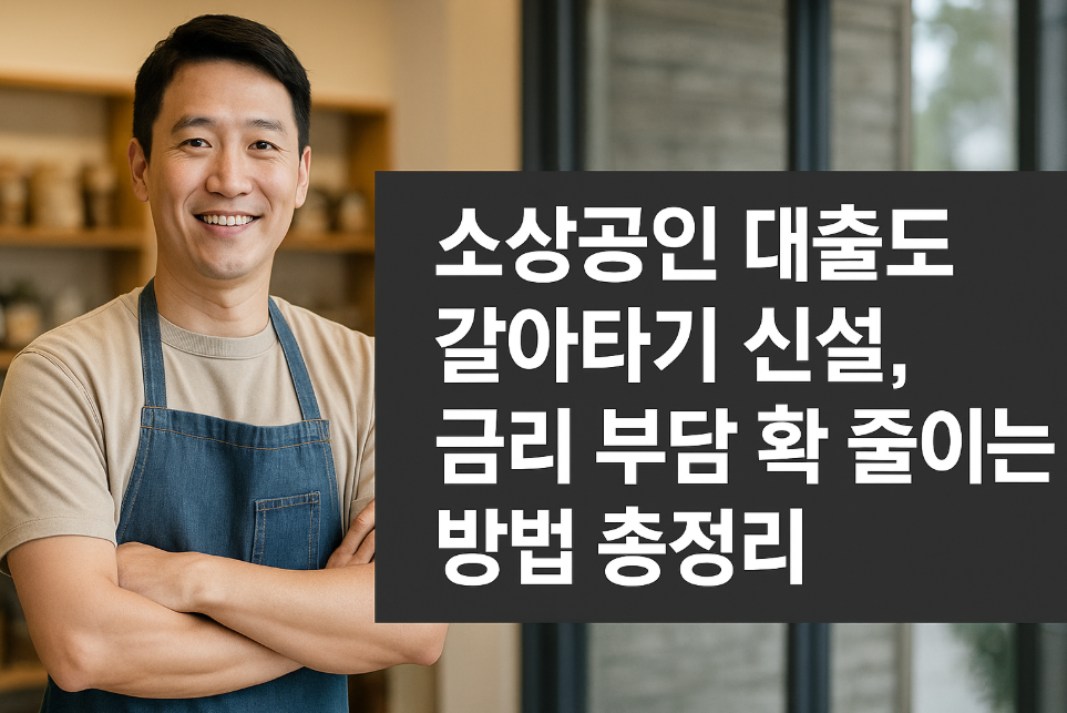 소상공인 대출도 갈아타기 신설