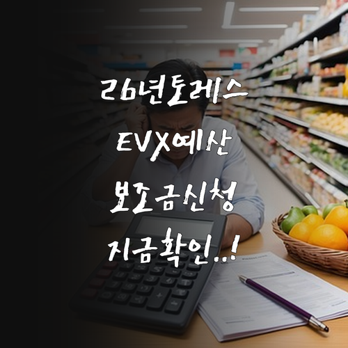 2026년 토레스 EVX 구매 예산 ..