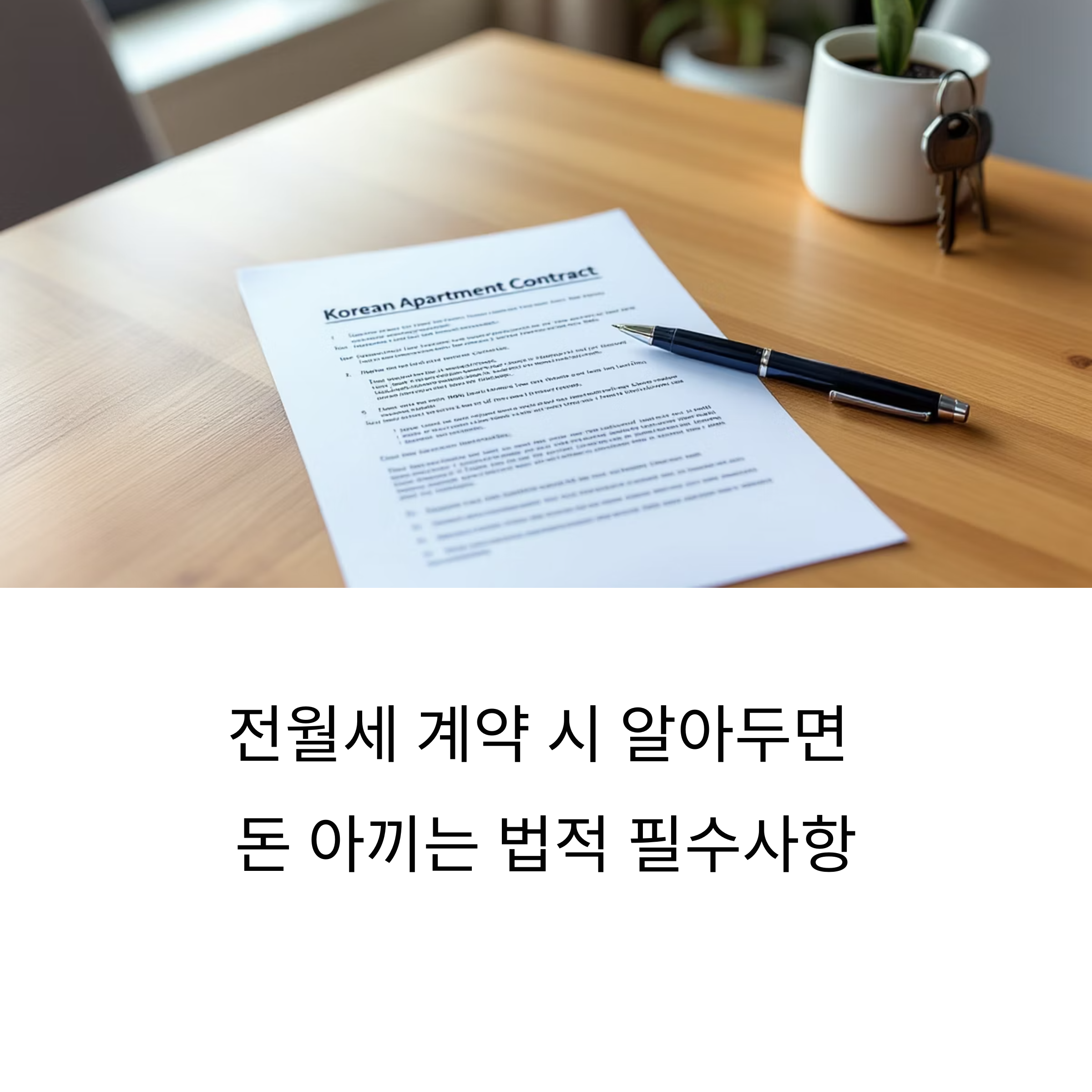 전월세 계약