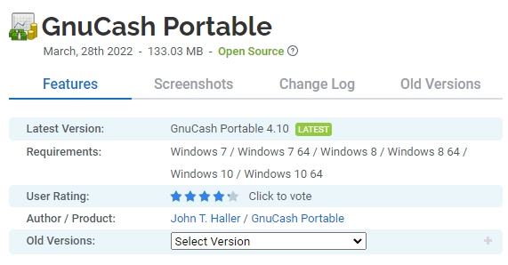 GnuCash-Portable