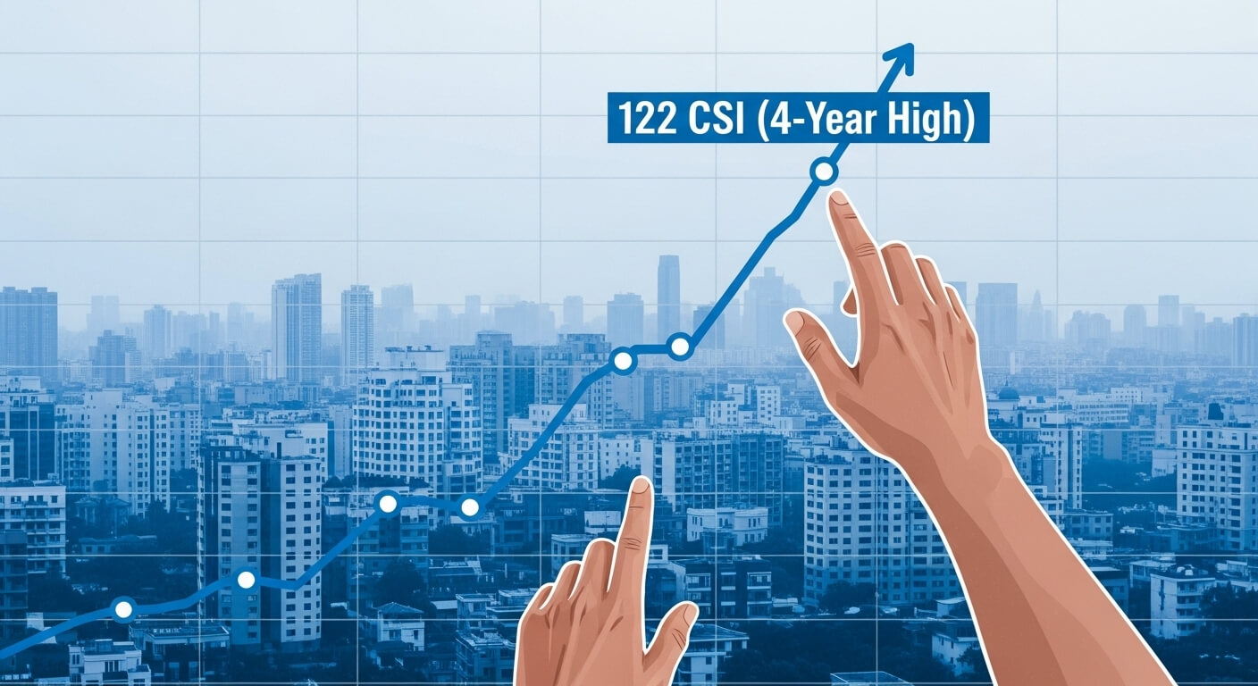 CSI지수가122로 4년최고치