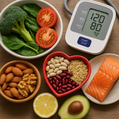 고혈압에 좋은 식단 사진