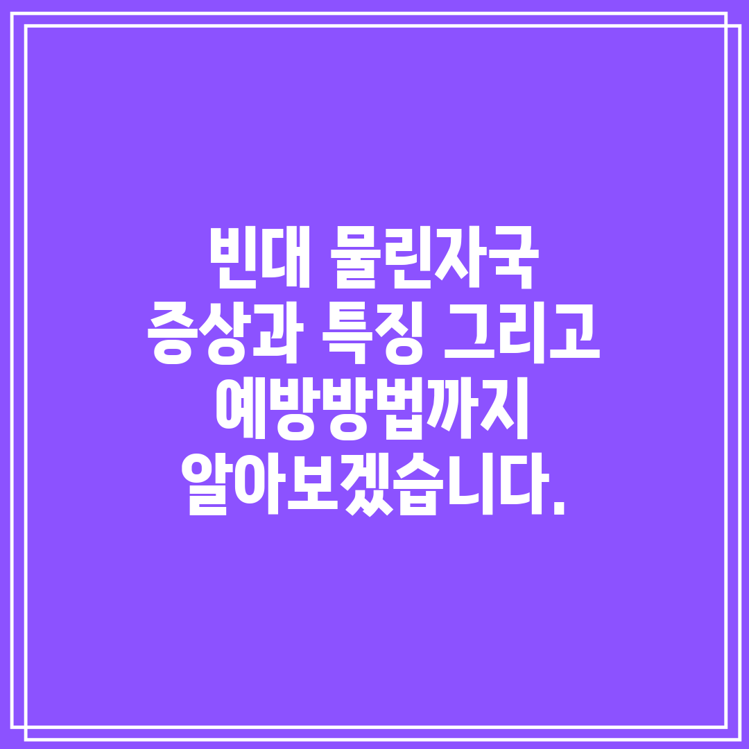 빈대 물린자국 증상과 특징 그리고 예방방법까지 알아보겠