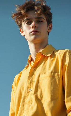 빈티지 스타일 패션 예시 사진