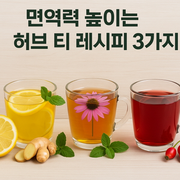 면역력 높이는 허브 티