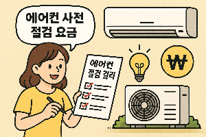 에어컨 점검으로 전기 요금 절감 체크리스트