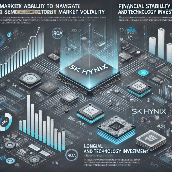 SK 하이닉스의 주식 실적, 재무 건전성, 업계현황 이미지