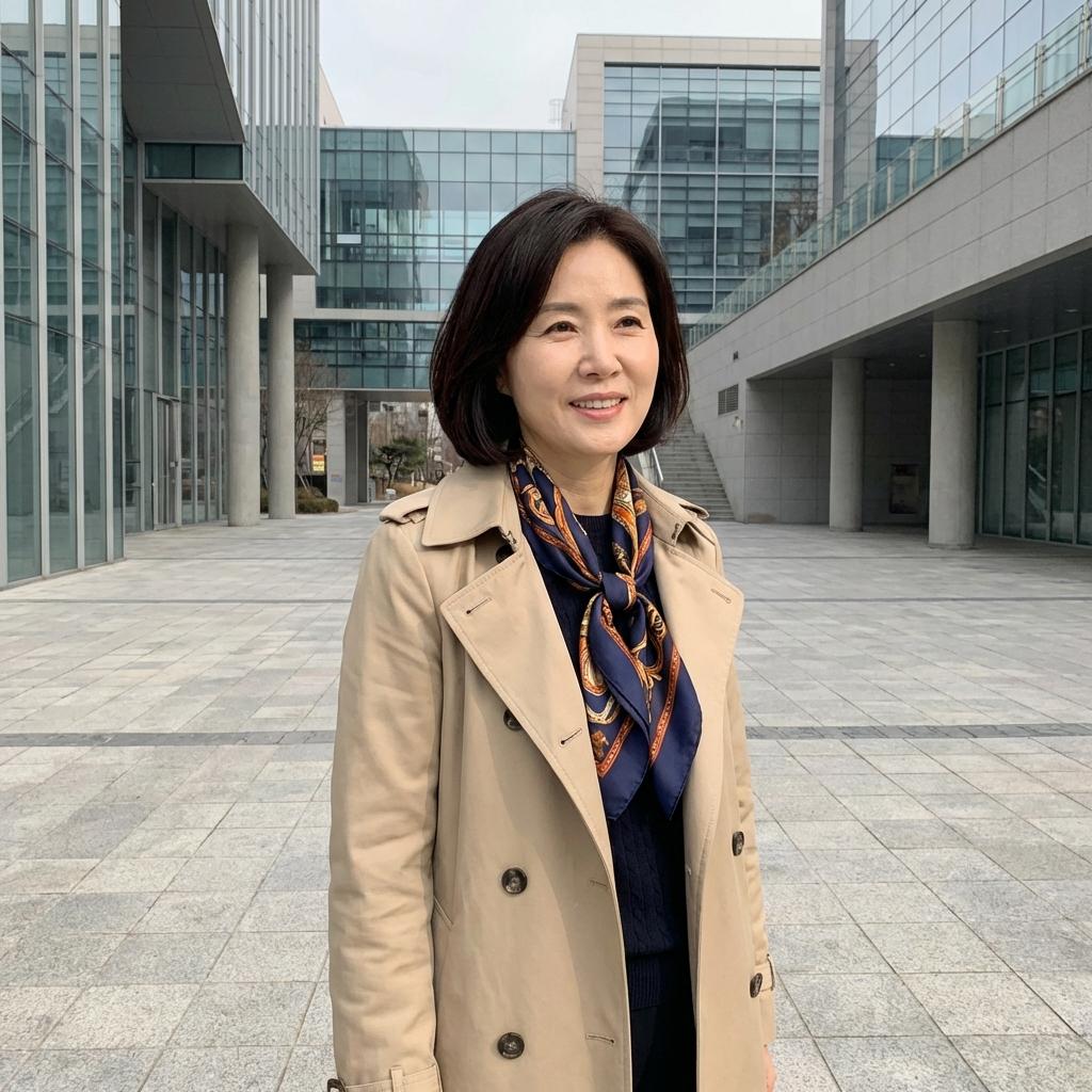 동창회에서 주인공 되는 세련된 스카프 활용 연출법