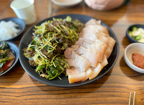 속초-대포항-남경막국수-수육-이미지