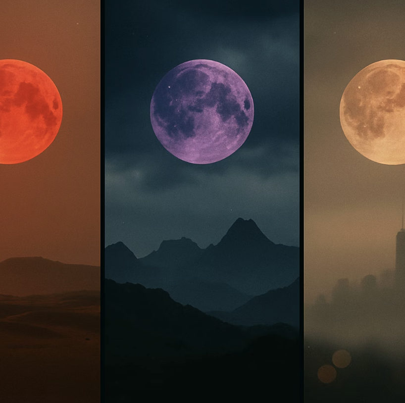 블러드문의 색깔이 매번 다른 이유