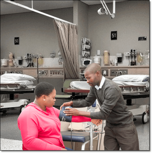 고혈압 환자 혈압 체크