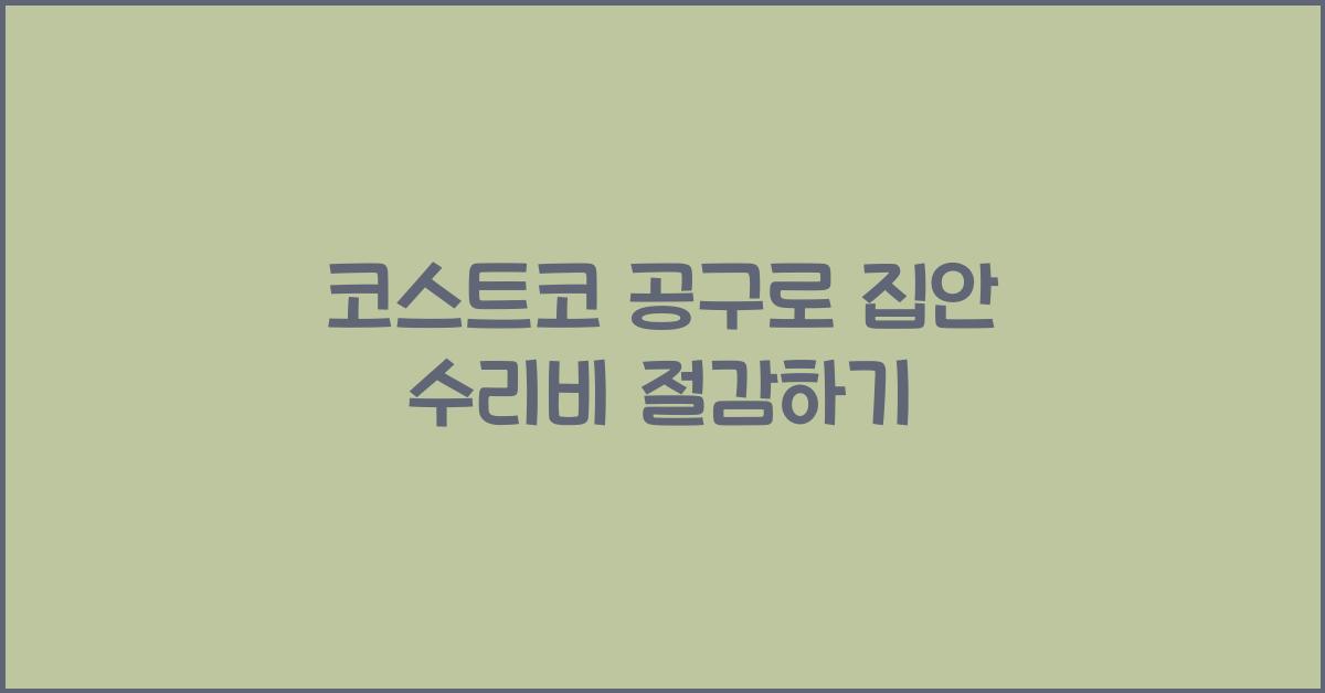 코스트코 공구
