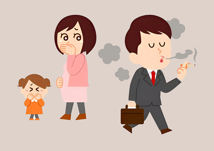 거리에서-흡연하는-남성