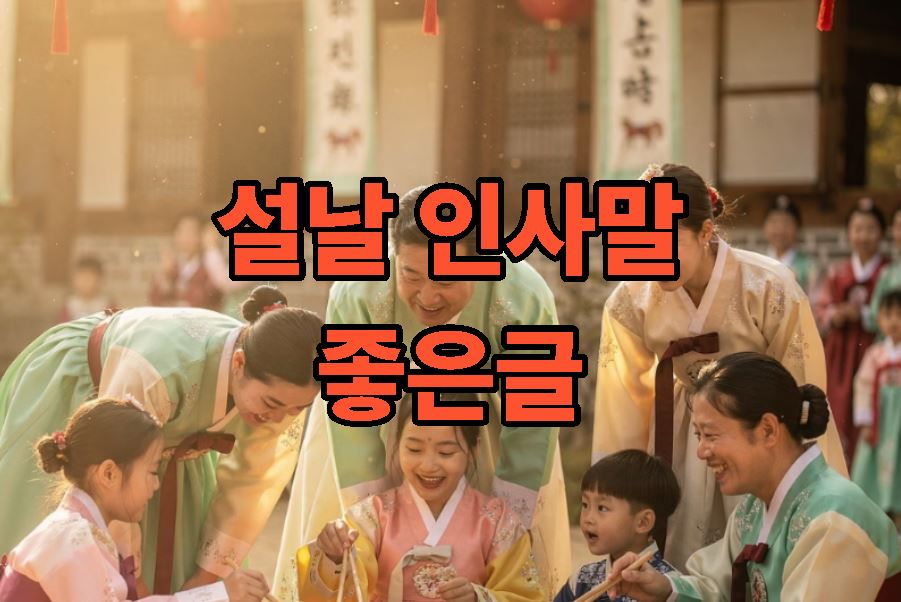 설날 인사말 좋은글 2026