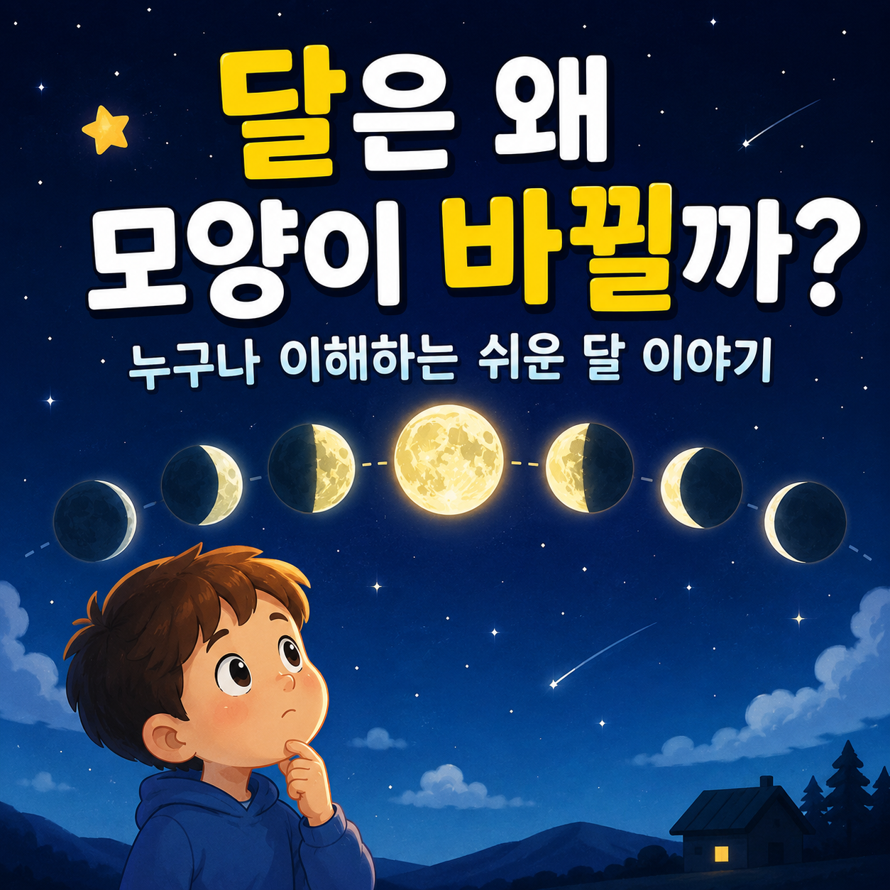 달은 왜 모양이 바뀔까