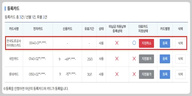 하이패스 사용내역 조회_9