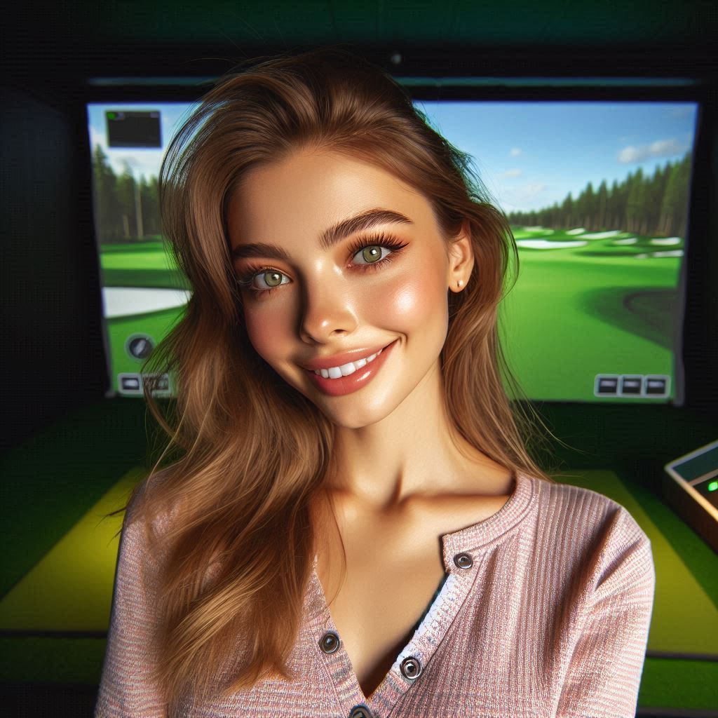 스크린골프장 배경