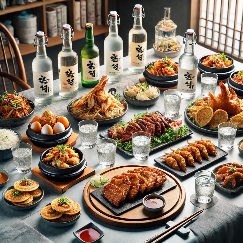 소주 안주 배달음식