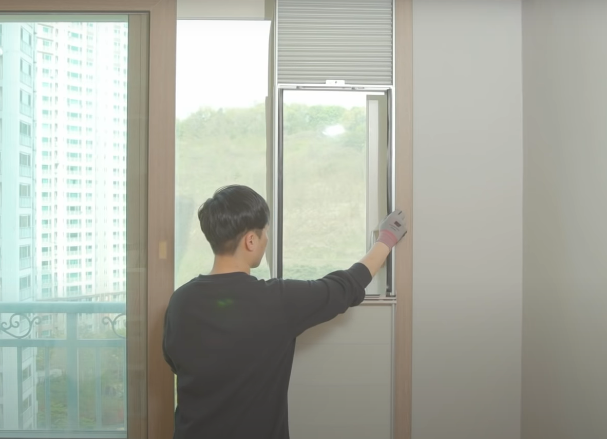 창문형에어컨설치방법