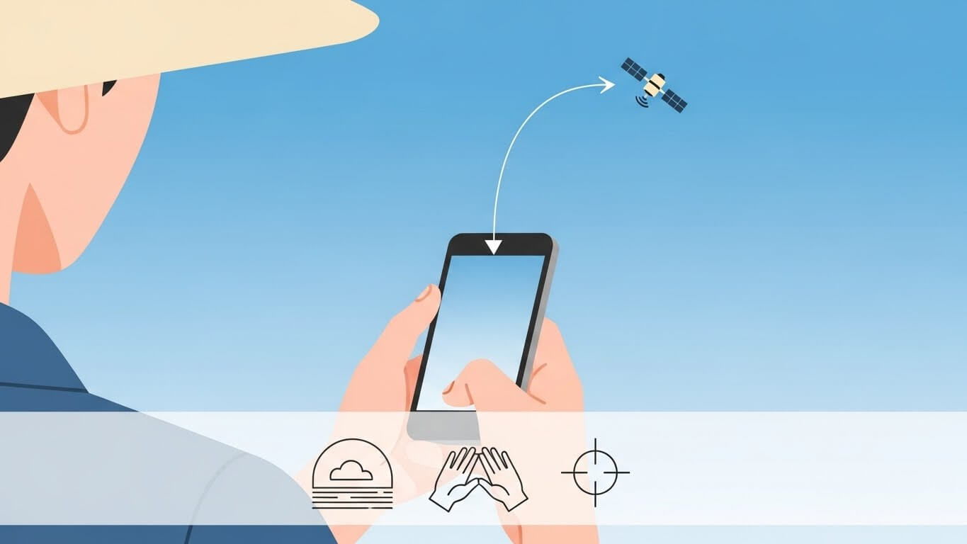 위성 메시지 설정 방법 및 사용 요령