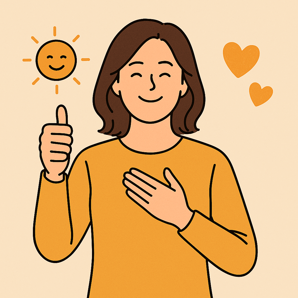 긍정의 힘이 솟는 이미지