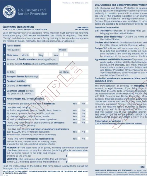 미국-세관-신고서