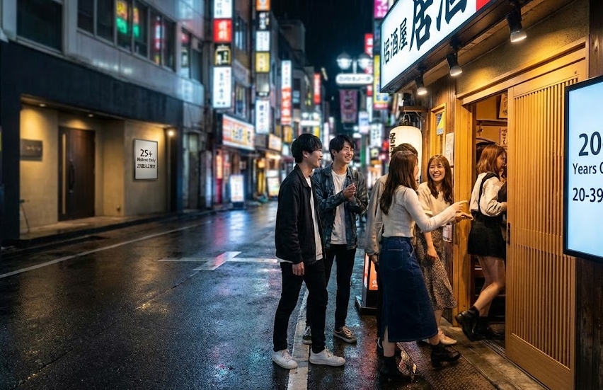 "40대는 입장 불가?" 일본 시부야를 강타한 '연령 제한 술집' 열풍과 소름 돋는 투자 수혜주