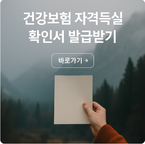 건강보험 자격득실확인서