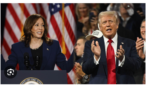 해리스-트럼프-이미지-사진