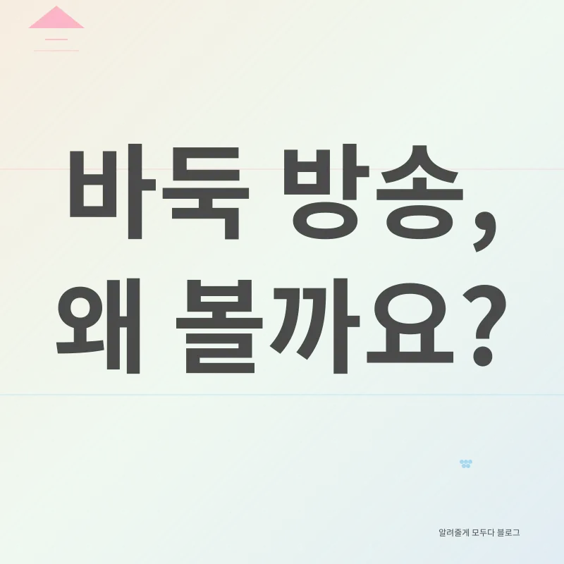 바둑 방송 시청_1