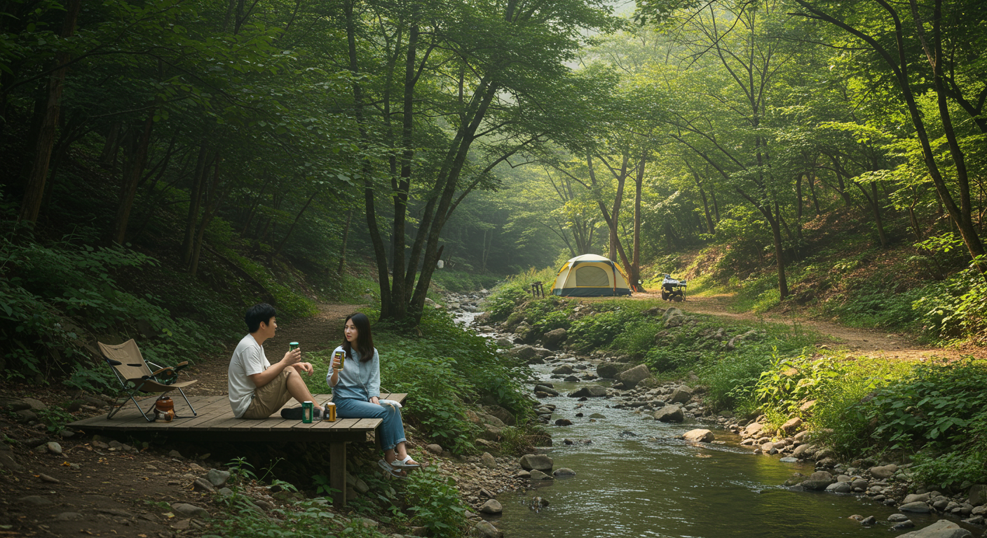 영월의 청정 계곡