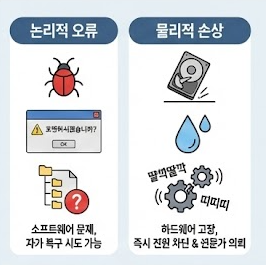 외장하드 인식 불가 원인