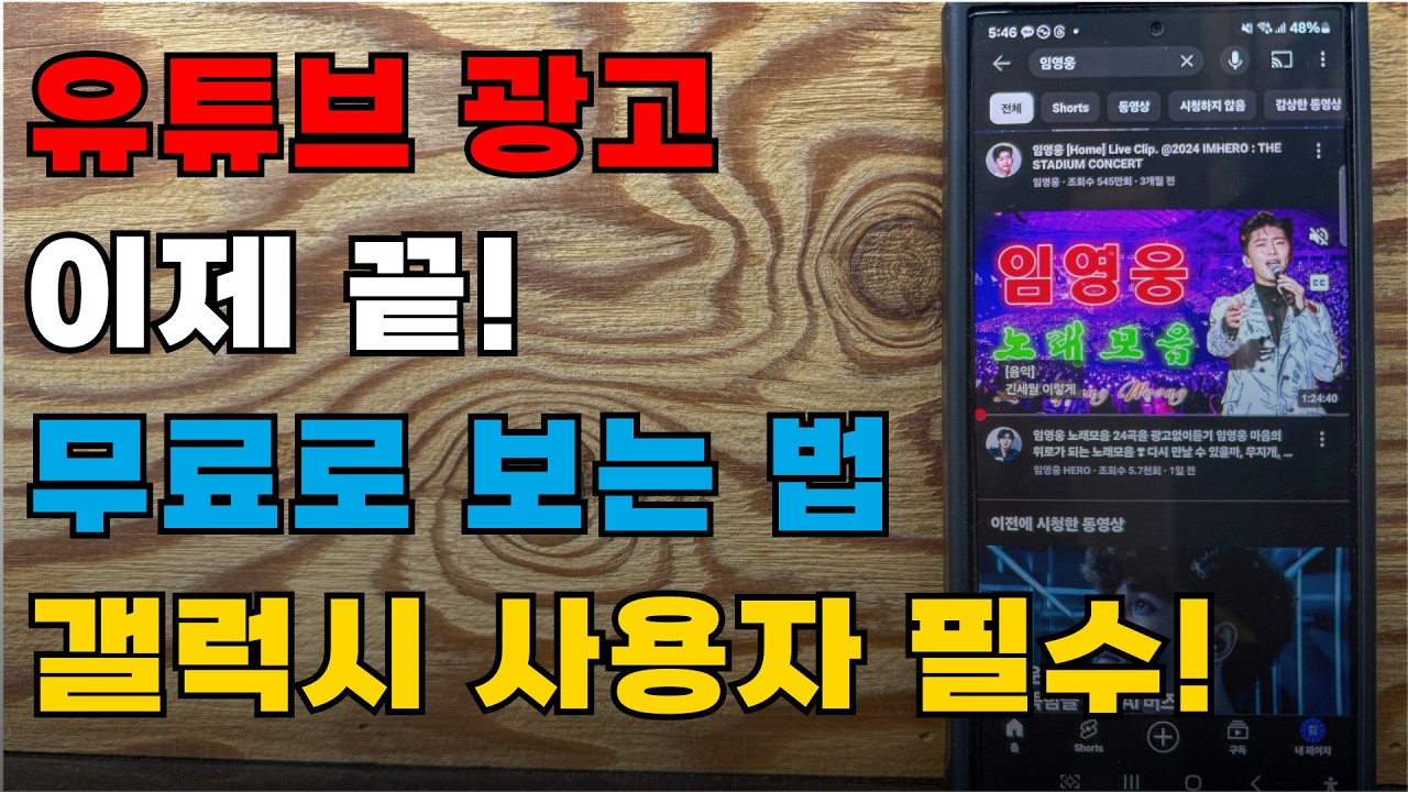 유튜브 광고 이제 끝! 출처 랜선효도