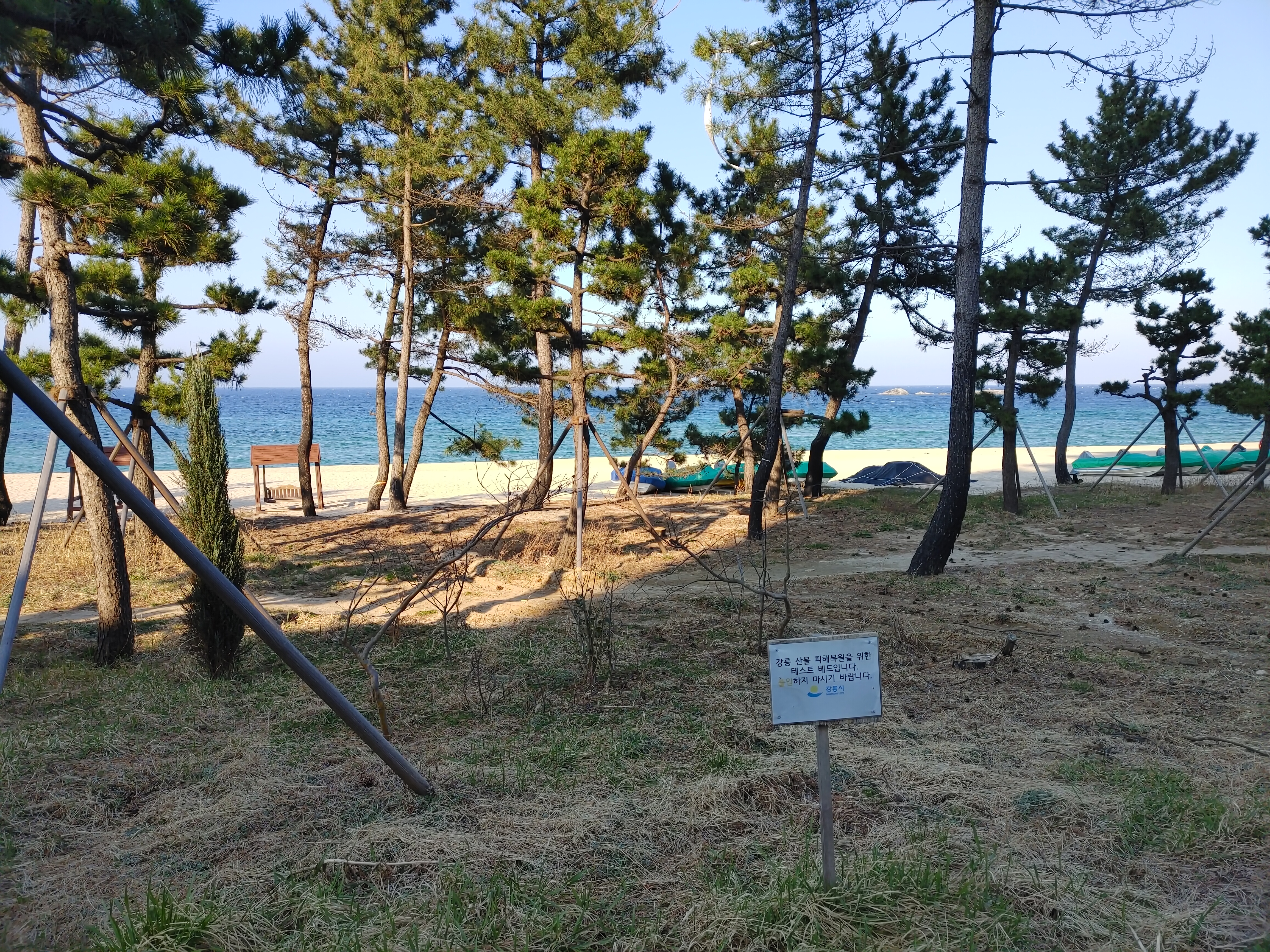 경포대 해변