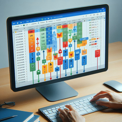다양한 그래프와 데이터 시트가 혼합된 엑셀 화면입니다.