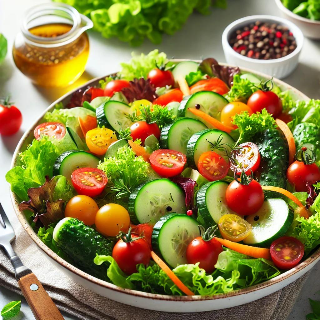 샐러드야채 요리